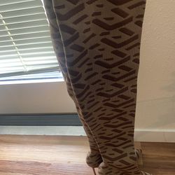 Thigh High Skinny Heel Boots Size 8
