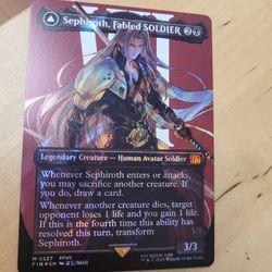 Surge Foil Near Mint Sephiroth, Fabled Soldier Card