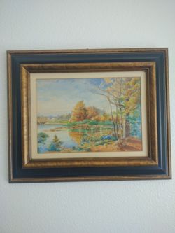 Painting by A.C. Miller, 1925