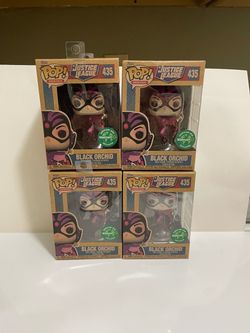 New Funko Pop Black Orchid Lot of 4