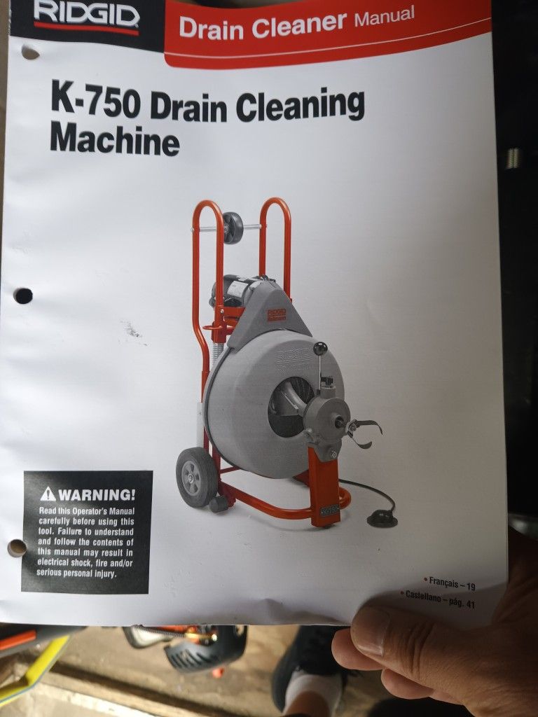 Cobra 90041 100ft Drain Cleaning Machine for Sale in Las Vegas, NV - OfferUp