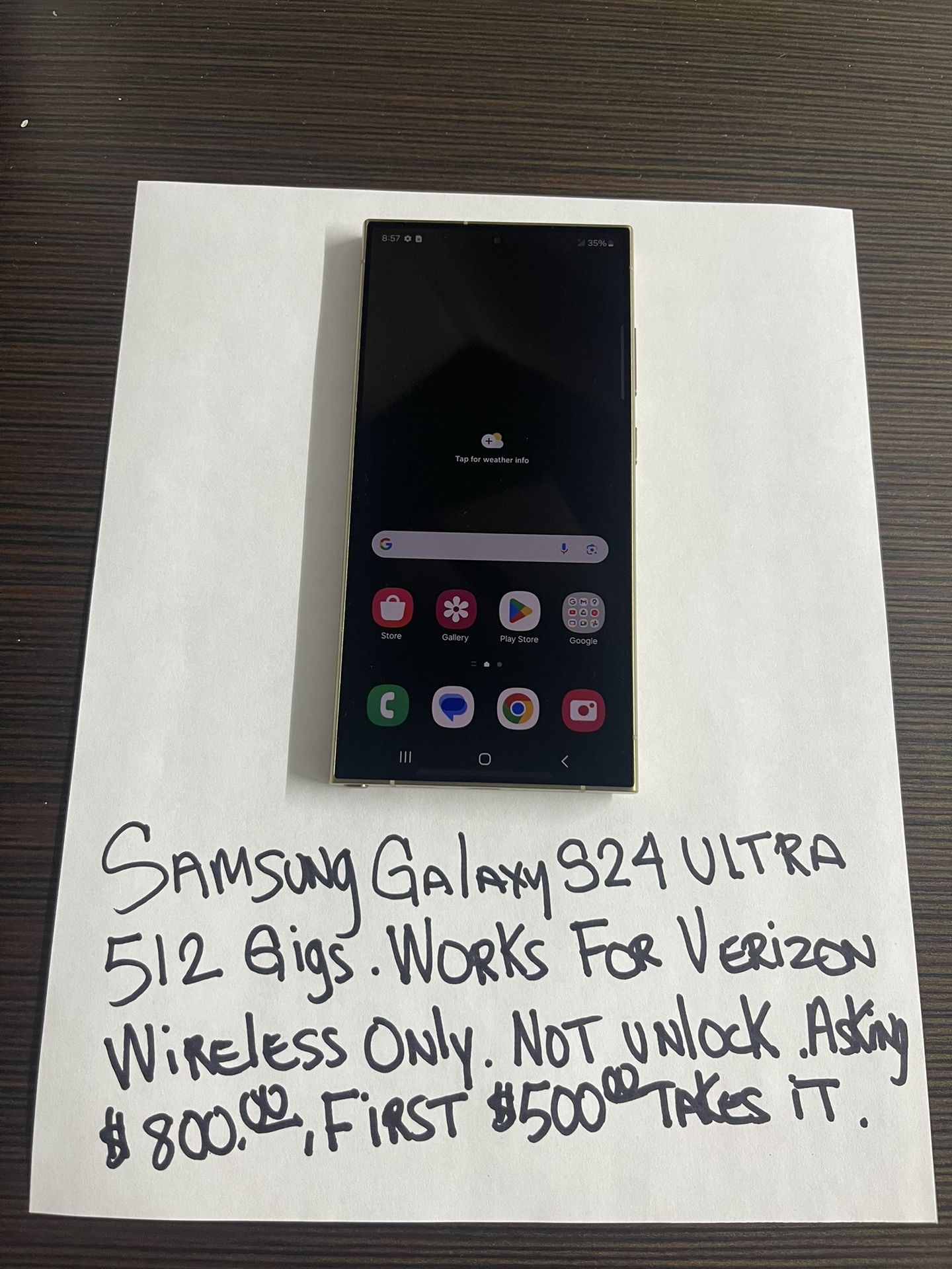 Galaxy S24 Ultra 512G for Verizon Wireless