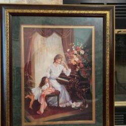 Home Interiors Piano Lessons Frame 