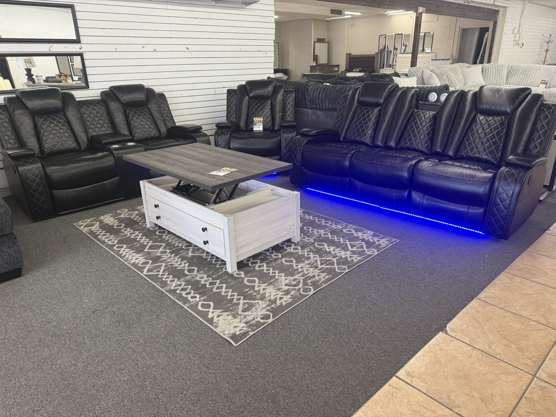 3 Piece Electric Recliners 