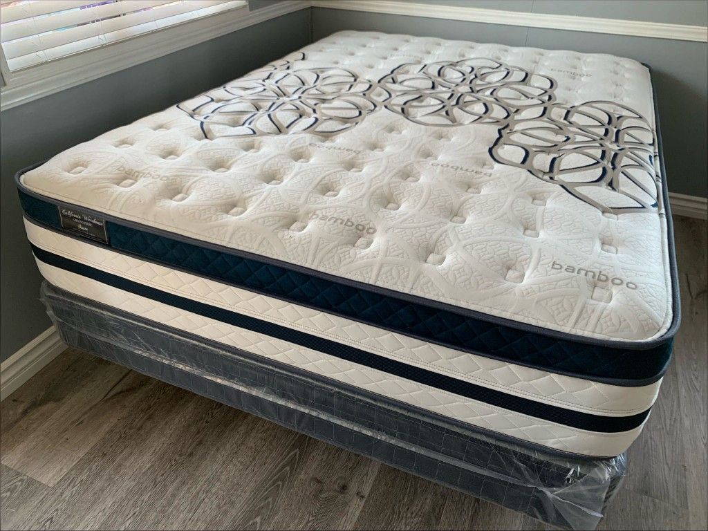 Full Siesta Comfort Limited Edition Europillow Top 12inch Mattress!!