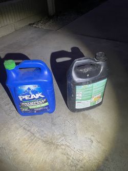 Green coolant antifreeze
