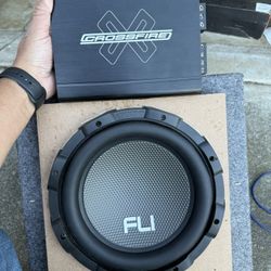 Crossfire C3-500D AMPLIFIER And 10” Fli Subwoofer 