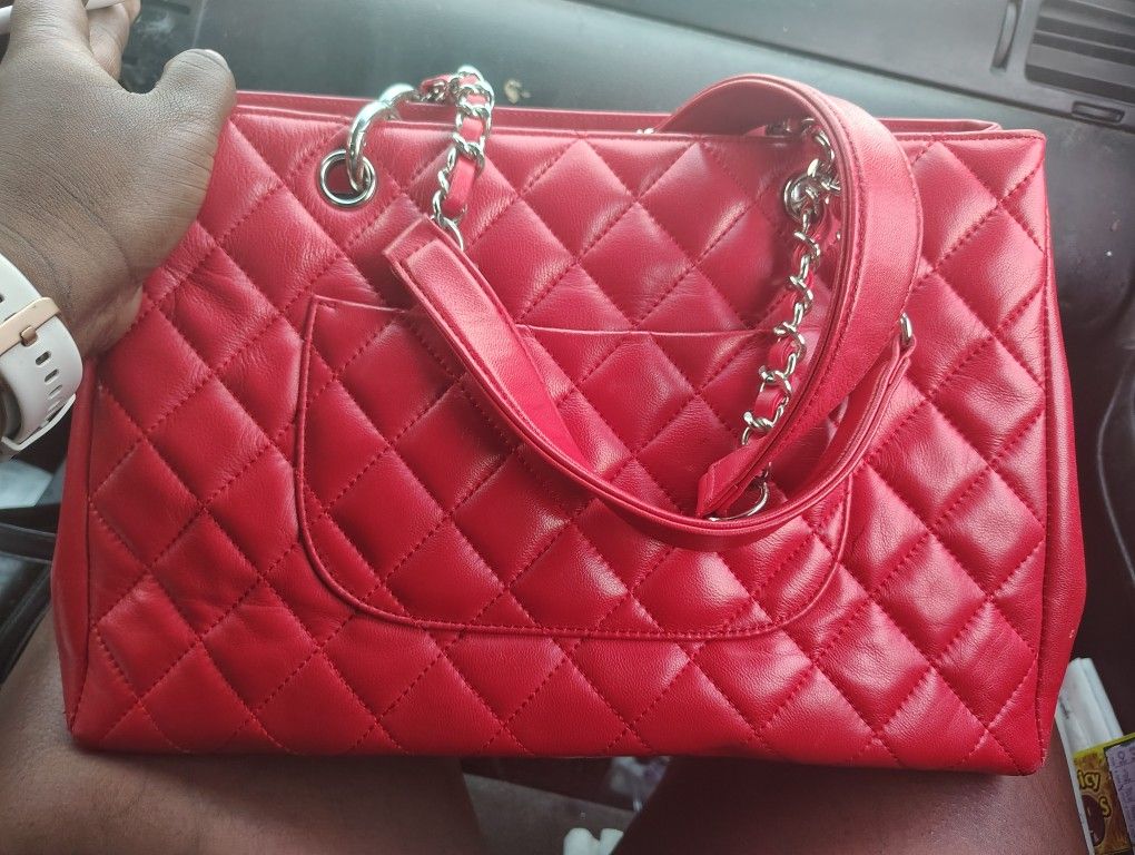 Chanel Red Tote