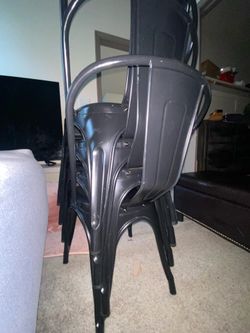 Black Metal Chairs