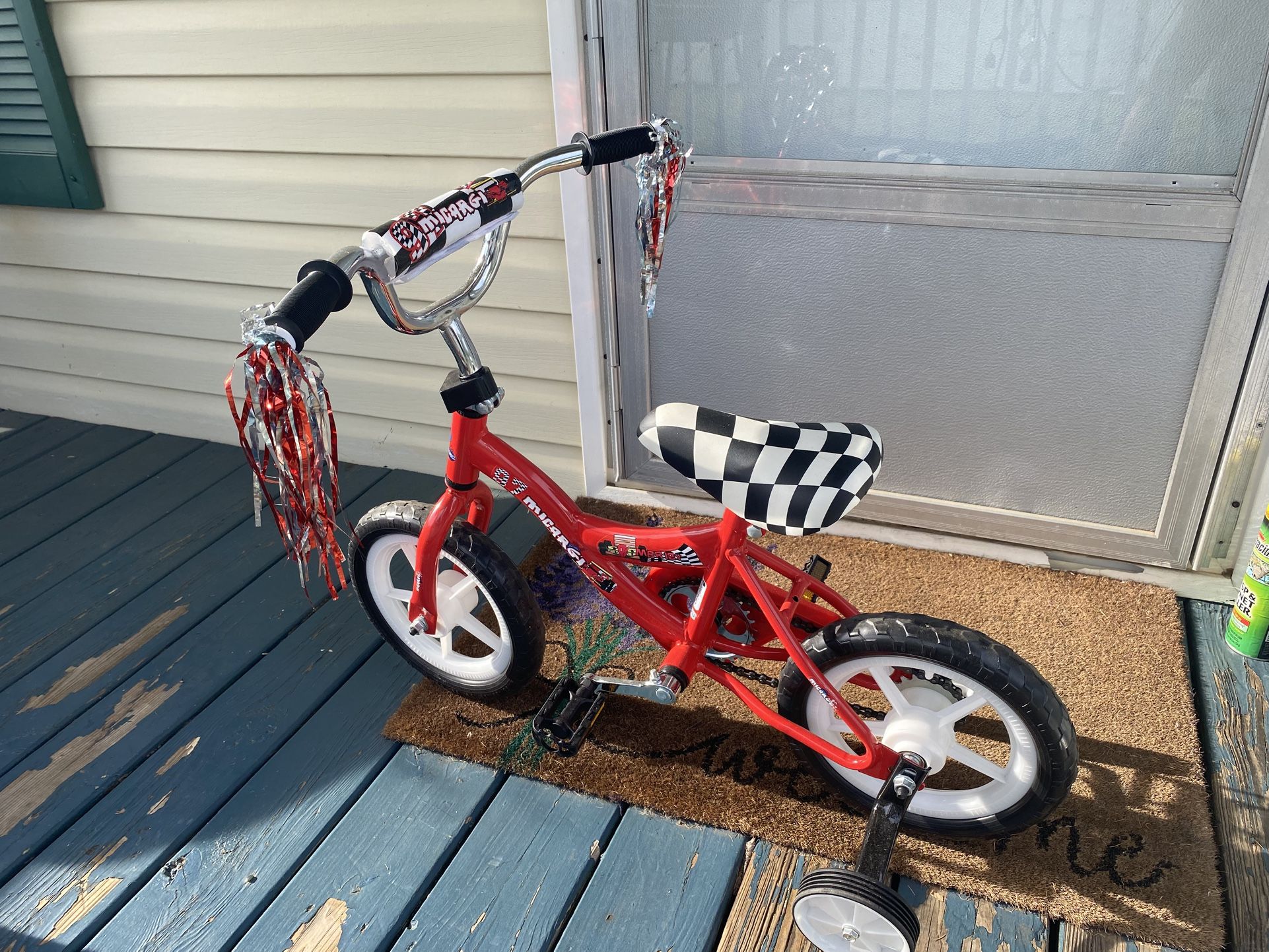 Brand new Race Car Themed Bike