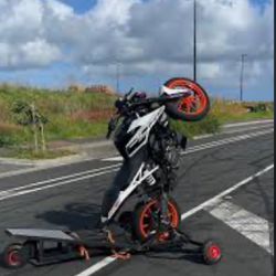 motorcycle wheelie trainer 