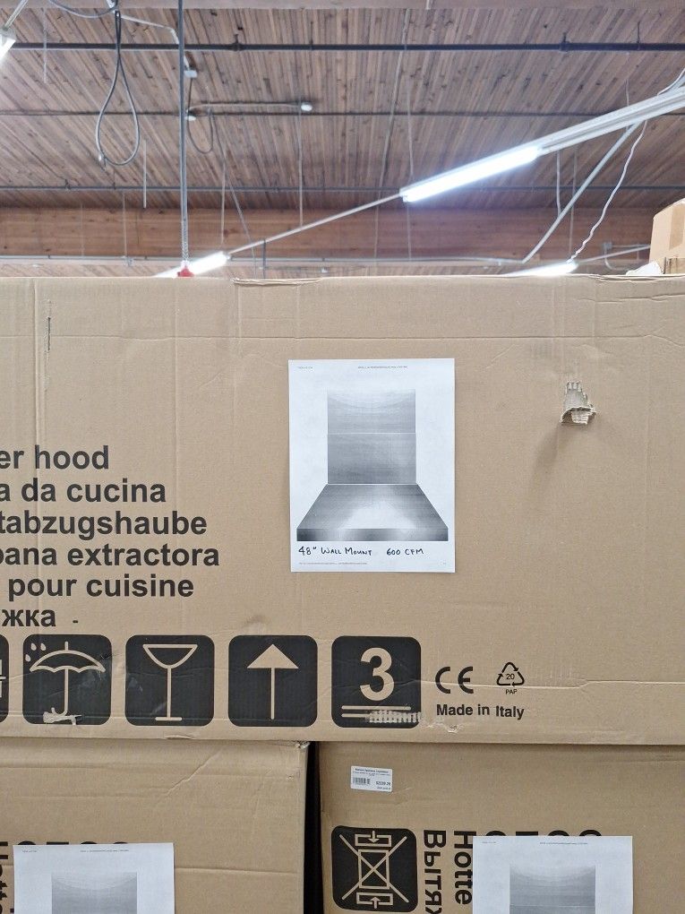 Bertazzoni 48 Inch Wall Mount Hood