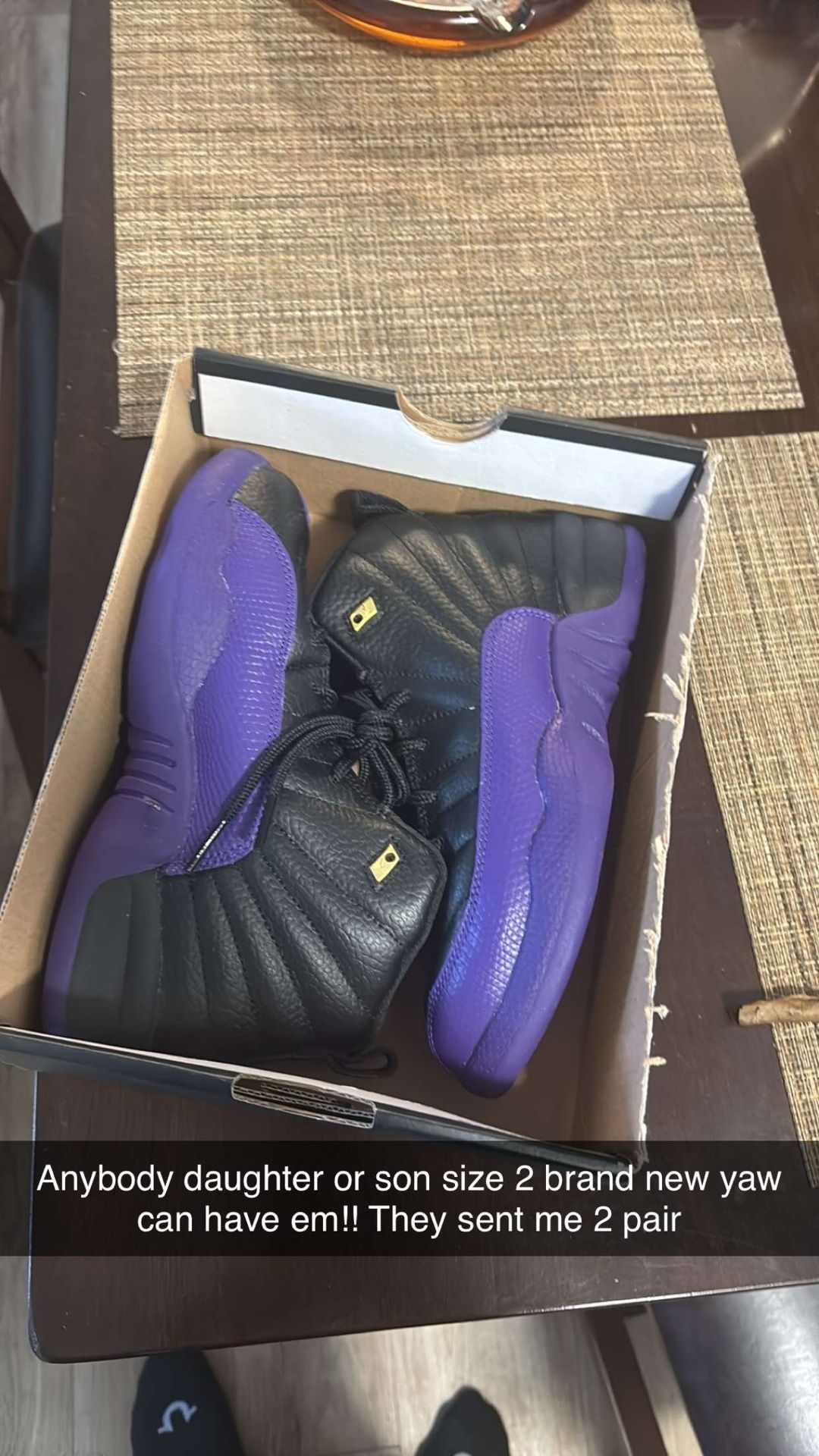 Jordan’s 12s