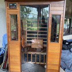 Majestic 1-2 Person FAR Infrared Sauna – Hemlock Wood – $1,150 OBO