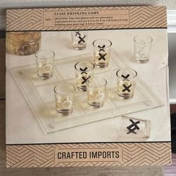 Adult Tic Tac Toe Game with Shot Glasses just $5 