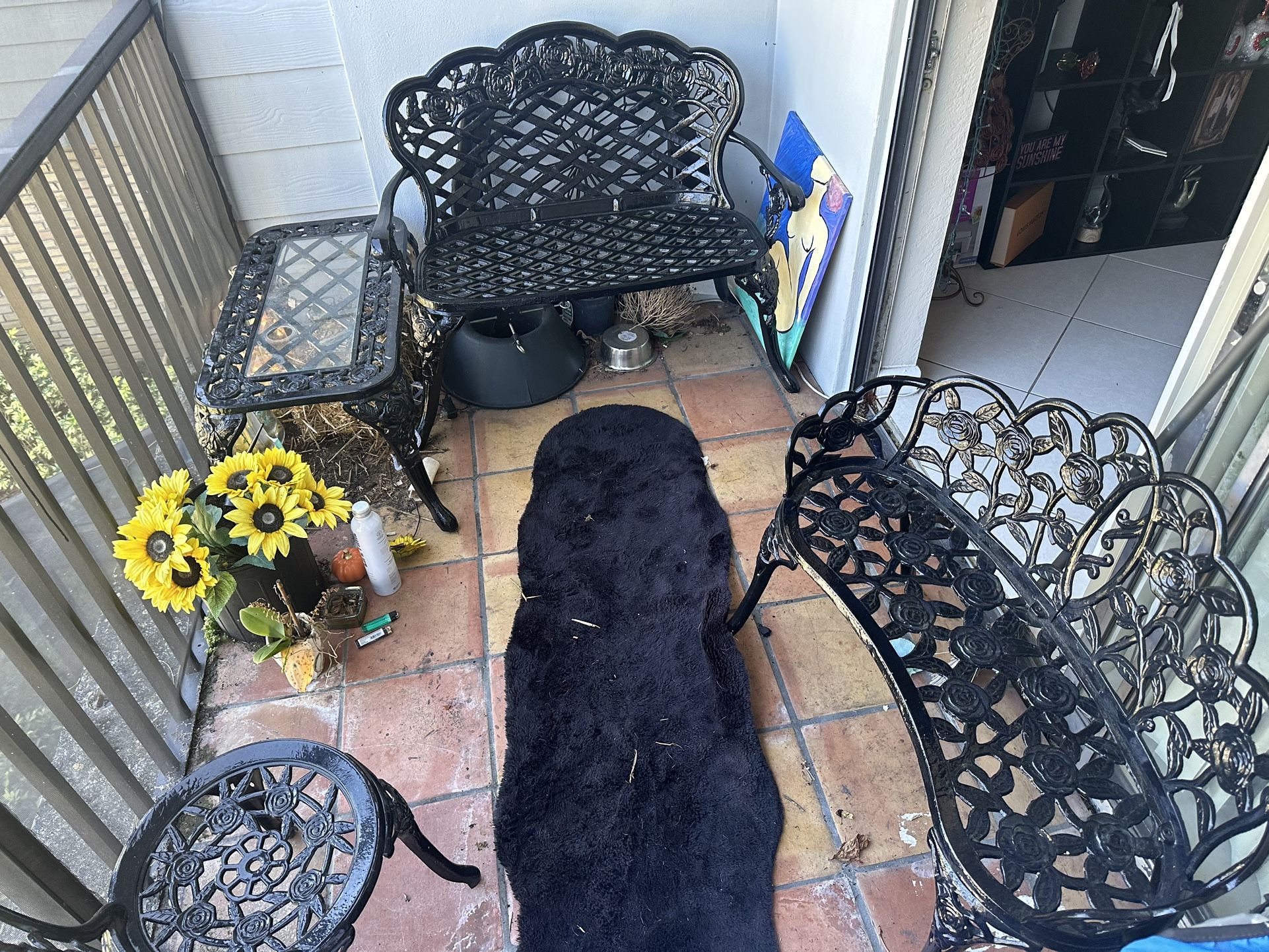 Vintage Cast Iron Patio Furniture