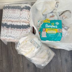 Free Diapers (NB & 1) 