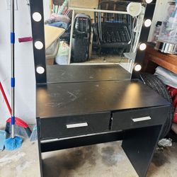 Black vanity $45•