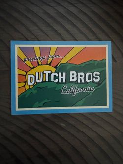 Dutch Bros California Sticker