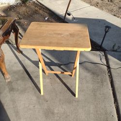 Wood Little Serving Table.