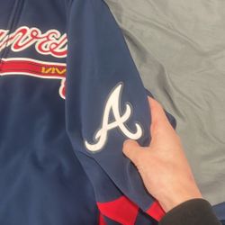 Atlanta Braves Vintage Windbreaker