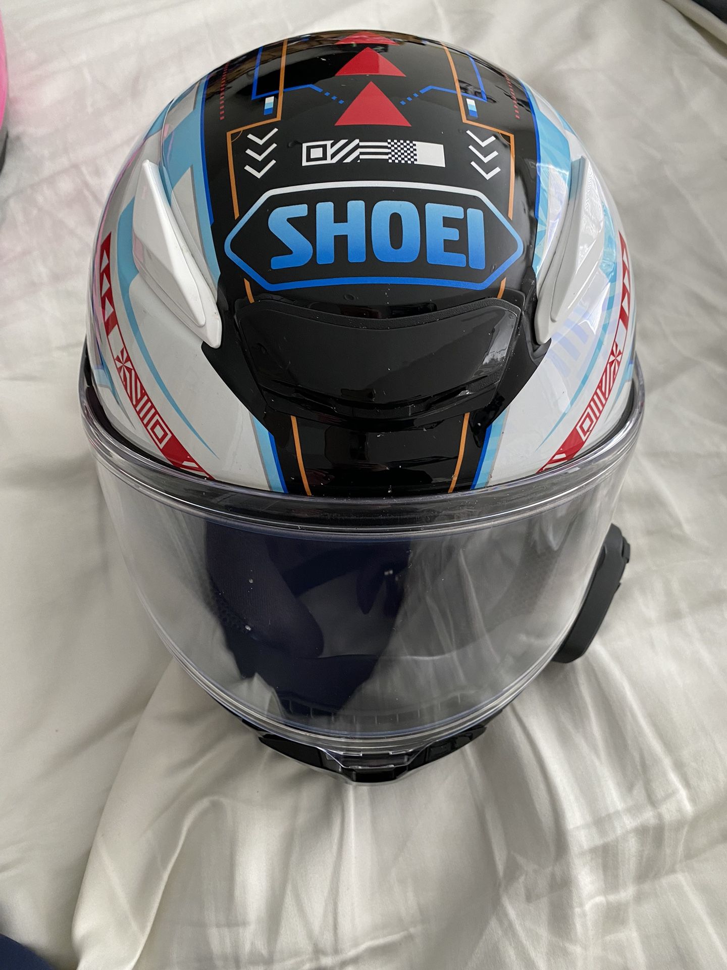 Shoei Helmet (Medium Unisex) With Sena Attachment