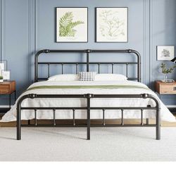 California King Bed And 8 inch Mattress 