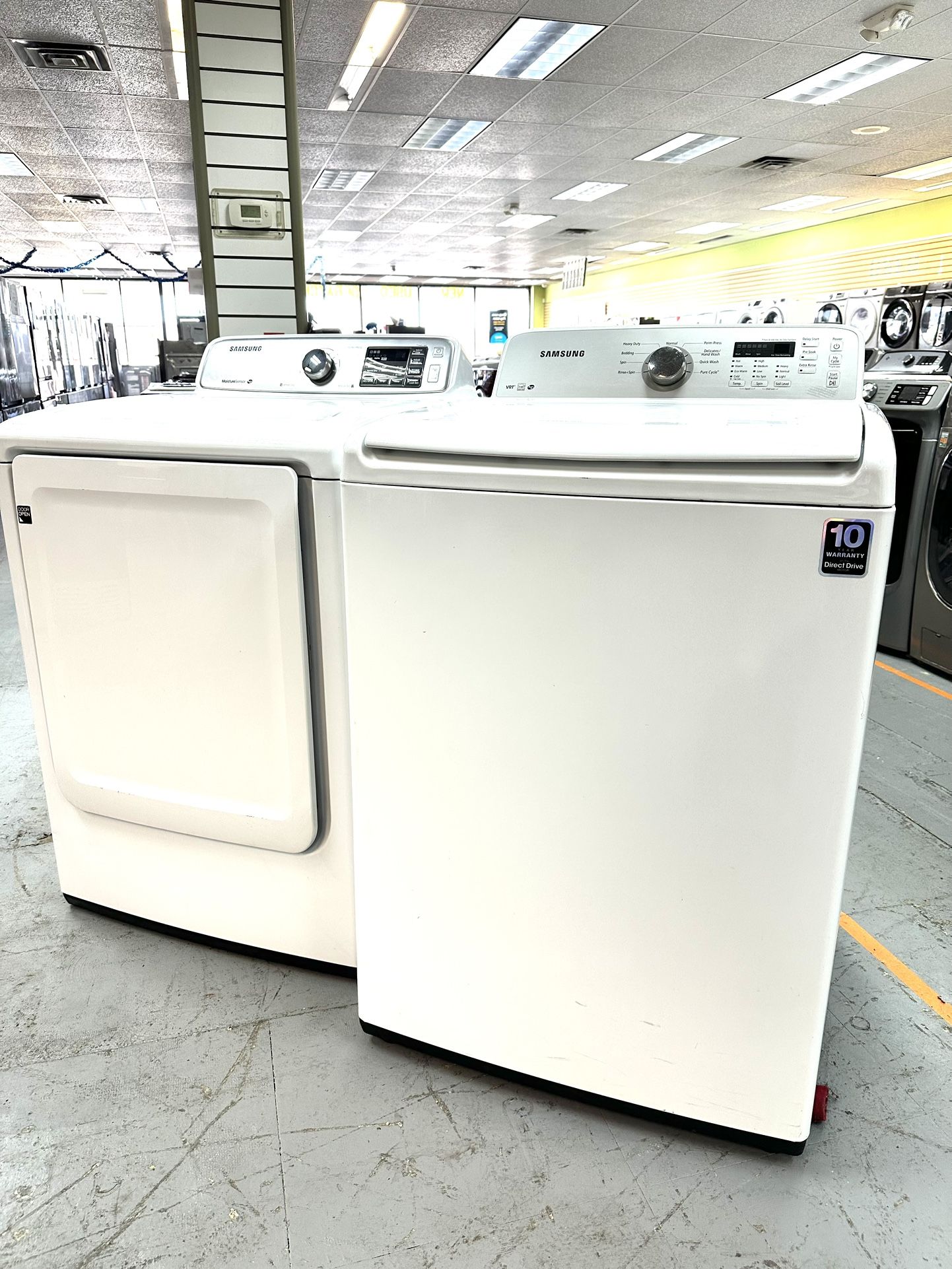 Samsung Top Load Washer And Dryer Set