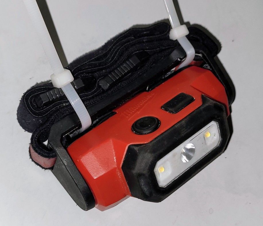 Milwaukee REDLITHIUM 2111-20 LED Rechargeable Hard Hat Headlamp - Red