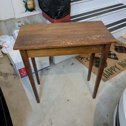 Wood Side Table