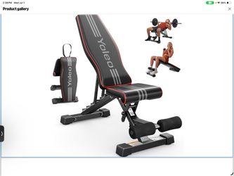 Adjustable Weight Bench for Home Gym, ASTM-Certified 827LBS, 98% Pre-Assembled, Foldable Gym Bench with 84 Positions Incline Decline Flat, Wider Seat