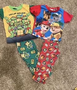 Toddler Boys 4T pj lot
