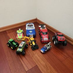 8 Toy Cars
