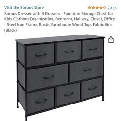 Dresser With 8 Drawers 