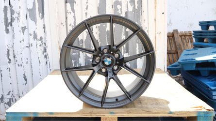 19 INCH SQUARED SET BMW 763M STYLE WHEELS RIMS 19X9.5 +41 (5X120) CB: 72.56