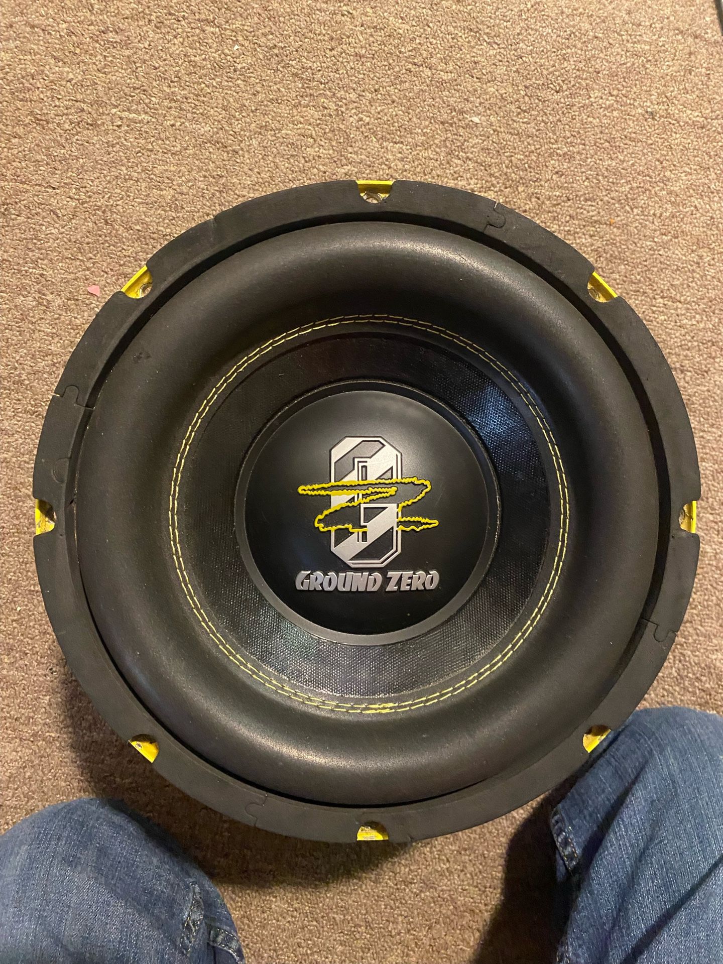 ( Ground YELLOW 10′′ high quality SPL subwoofer for Sale in Philadelphia, PA - OfferUp