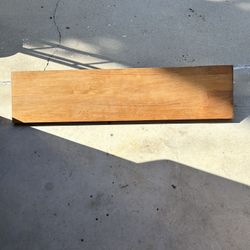 2 Wooden Shelves 47”x 11”