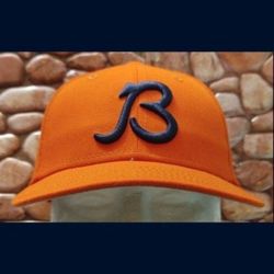Chicago Bears Size 7 1/8 New Era 59FIFTY "ORANGE 'B' LOGO" Hat (NW/OT) UNWORN! MINT CONDITION! Please Read Description.