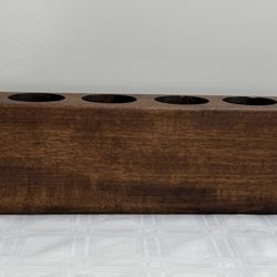 Vintage Antique Authentic Six-Hole Wooden Sugar Mold ~ Primitive Sugar Mold For Candles, Succulents & More