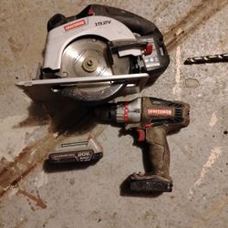 Circular Saw Craftsman 19.2 Volt 20 Volt Hammer Drill