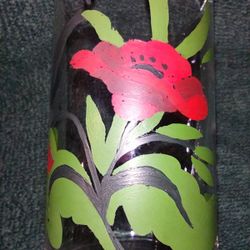 Vintage Hand Painted Juice Glasses 