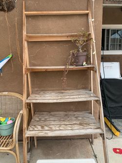 Ladder shelf
