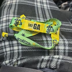 2 Lollapalooza Wrist Bands For This Year Event