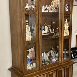 Curio cabinet.