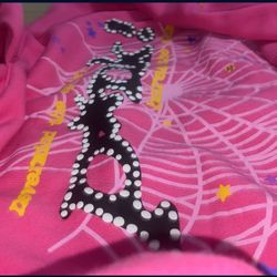 Pink Spider Hoodie 