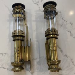 Antique Brass Sconces 