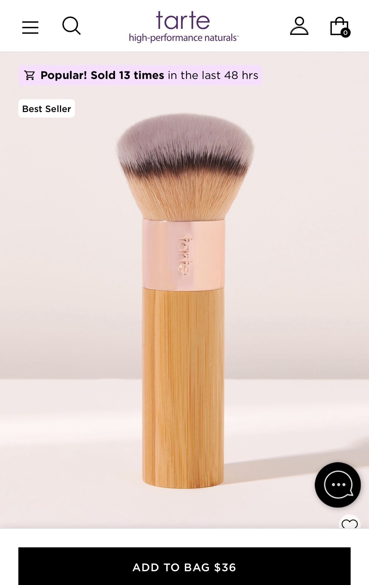 Tarte buffer/blending Brush