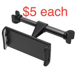 Car Backseat Headrest Mount, Phone/Tablet Holder, Adjustable Device Holder for 4-11 Inch Tables/Phones