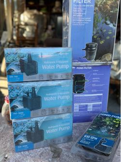 Pond Pumps and Filter