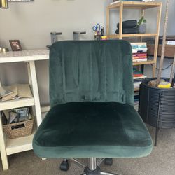 Velvet Green Desk Chair